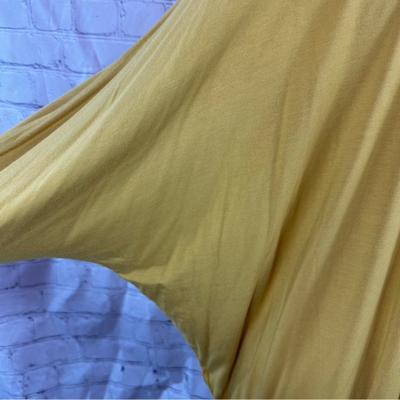 NWT annabelle boutique Mustard knit top batwing oversized casual boho western - Picture 6 of 8